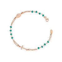 Bracelet Amen Woman Rosari in Silver Cristallo BRORVZ3 - BRORVZ3